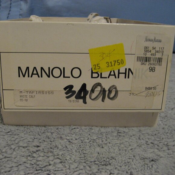 Manolo Blahnik Studded Strappy Heel Sandals - Picture 15 of 16